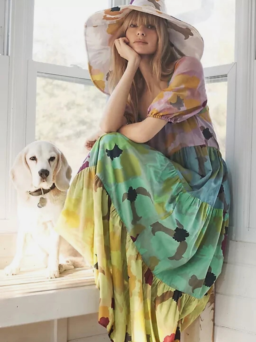 Anthropologie Caroline Tiered Maxi Dress - Picture 3 of 16